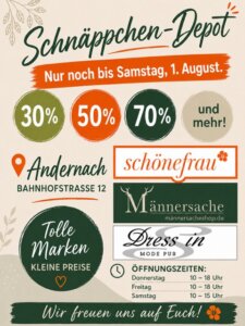 Schnäppchen-Depot in Andernach