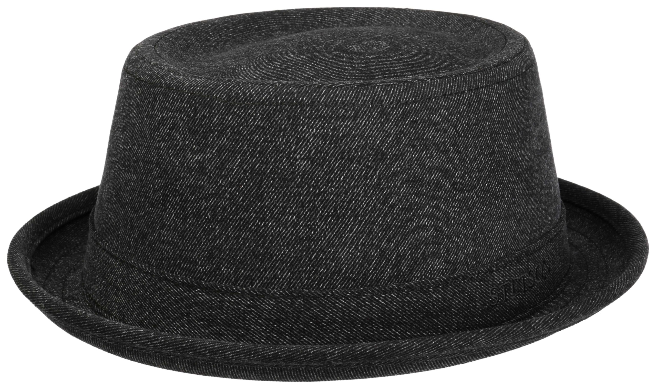 Pork Pie Black Denim Stetson