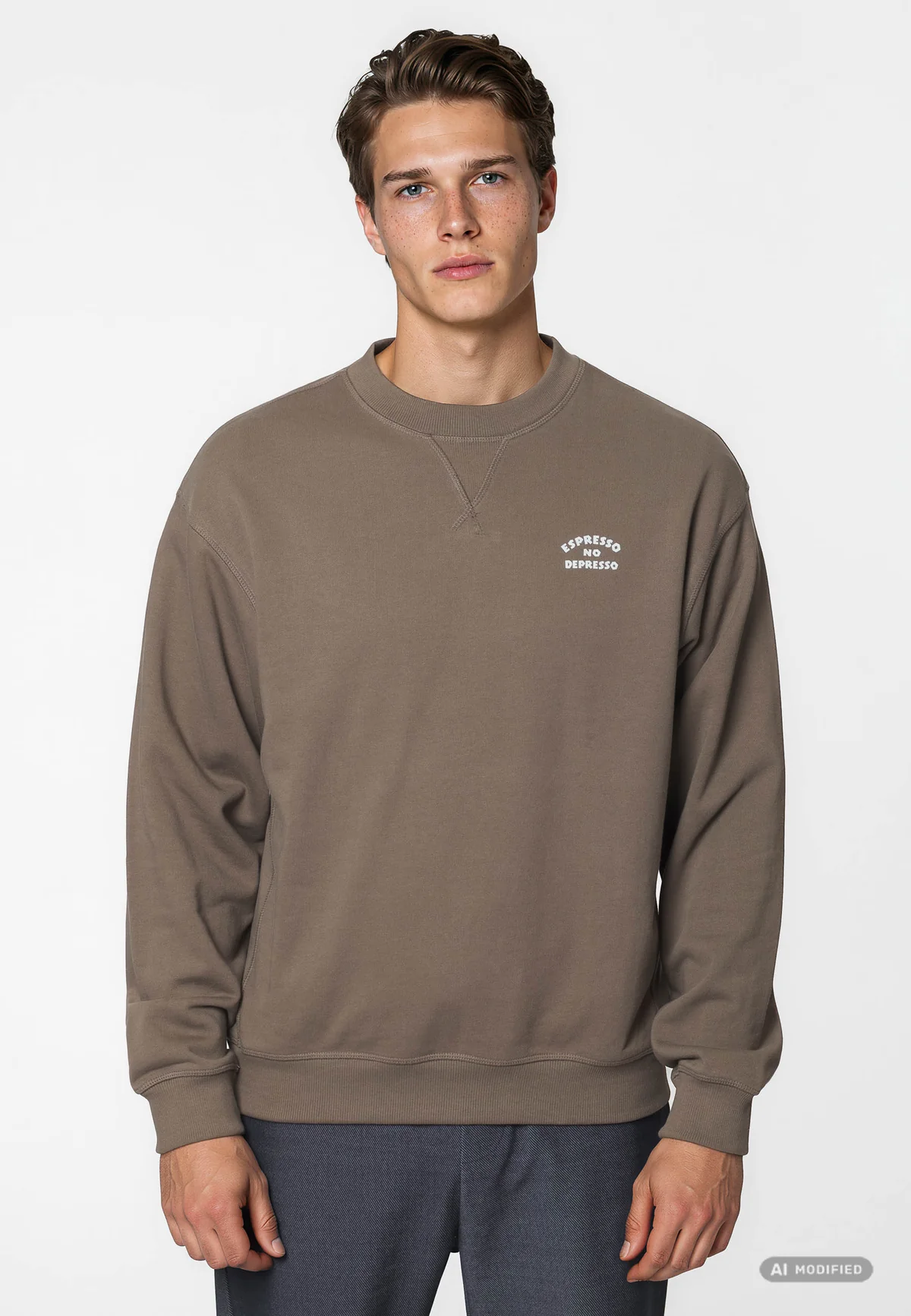 Espresso No Depresso Sweater Kleinigkeit – Bild 3