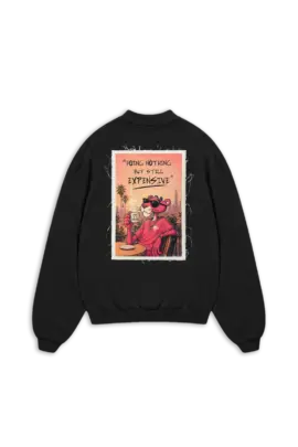 Sweatshirt Cafe De La Panthere Patch nice.peace