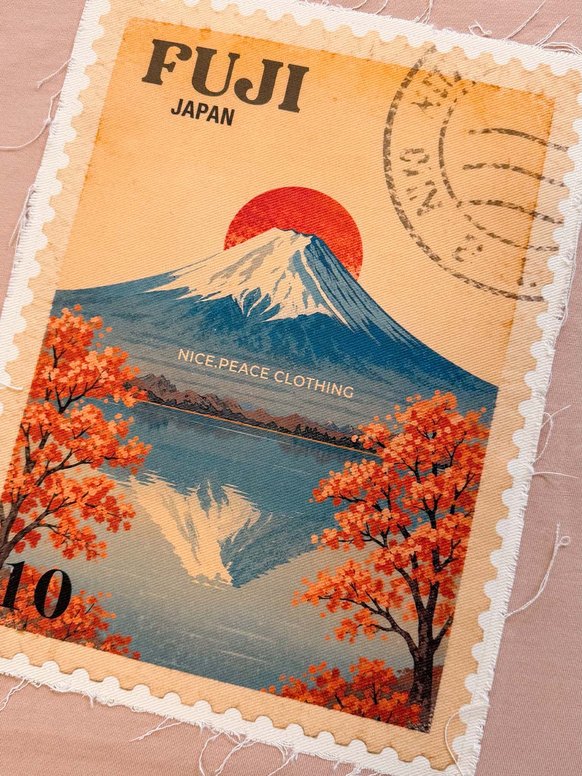 T-Shirt Fuji Patch nice.peace – Bild 2