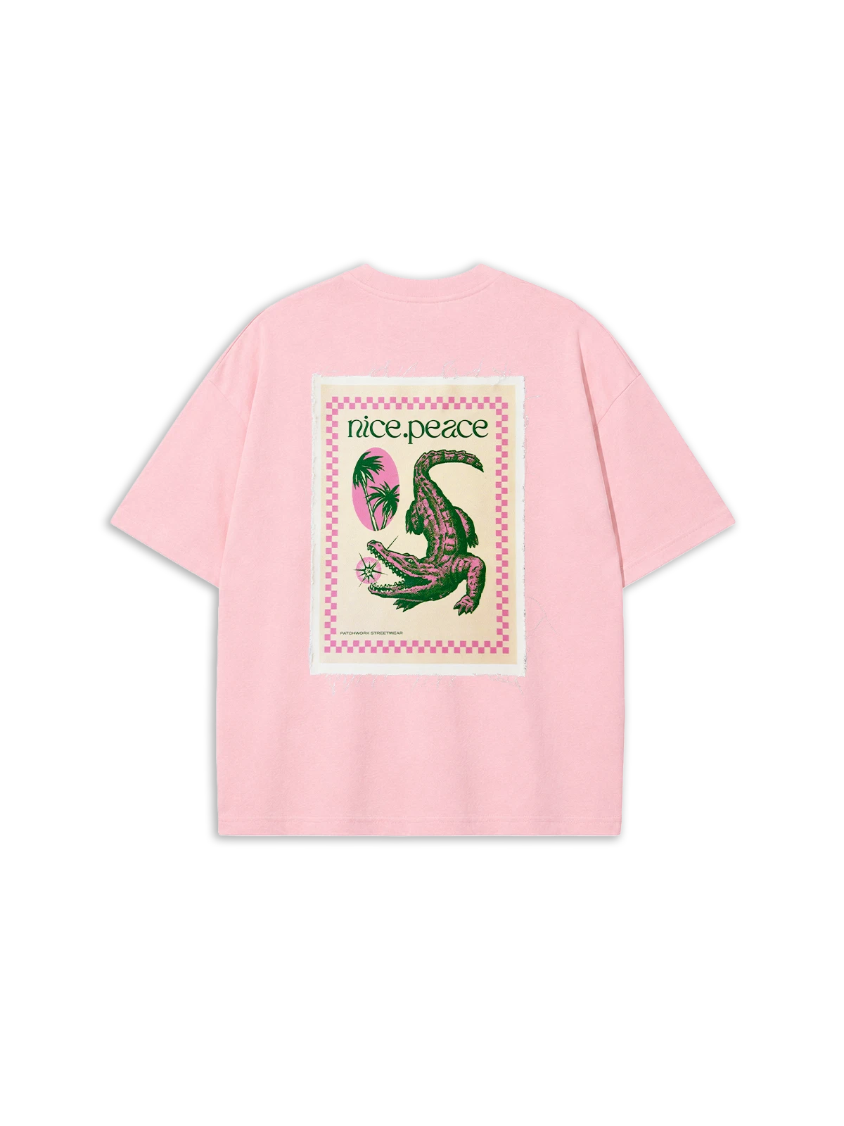 T-Shirt Krokodil Patch nice.peace