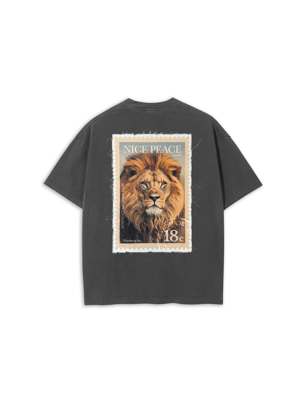 Lion Patch T-Shirt Vintage nice.peace