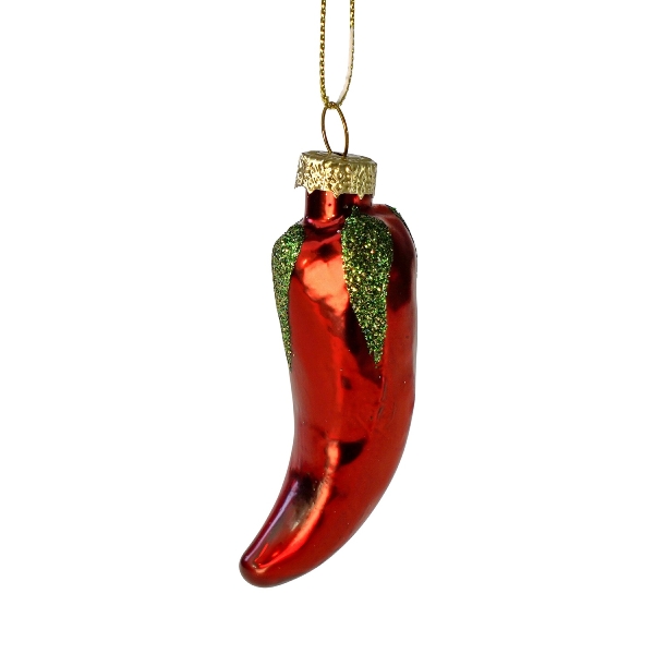 Glasanhänger Chilischote