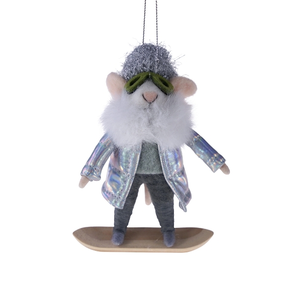 Anhänger Snowboardmaus - Werner Voß Design
