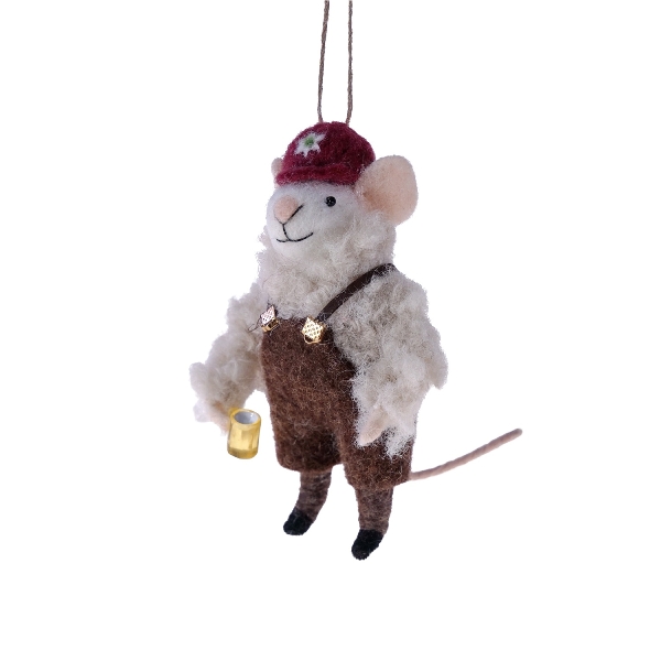 Anhänger Wiesnmaus Bub m. Bier - Werner Voß Design