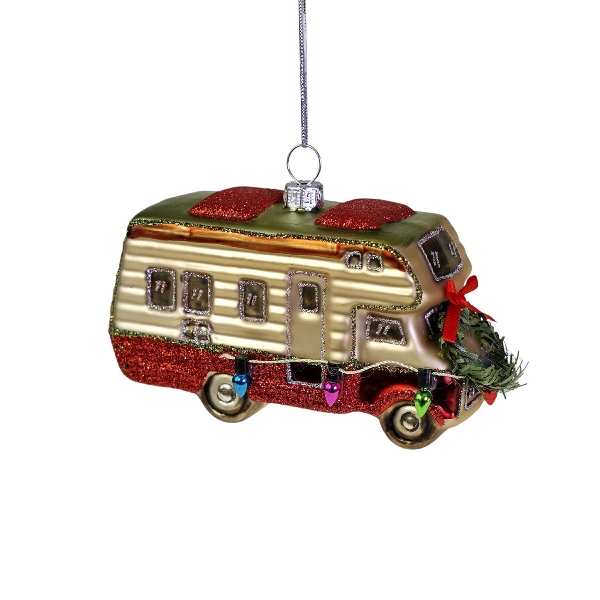 Glasanhänger XMas Camper