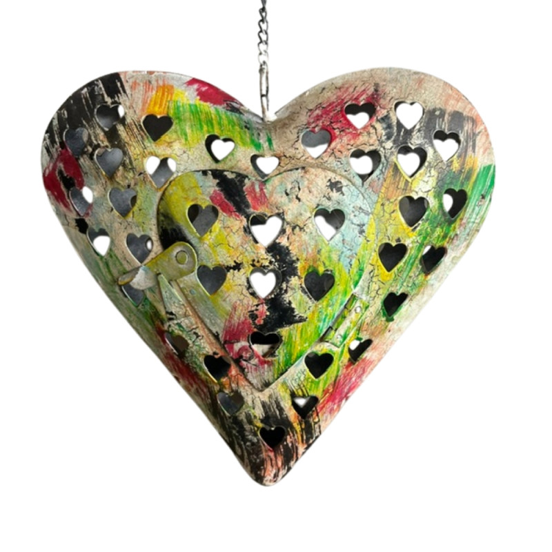 Herz "Picasso" aus Metall